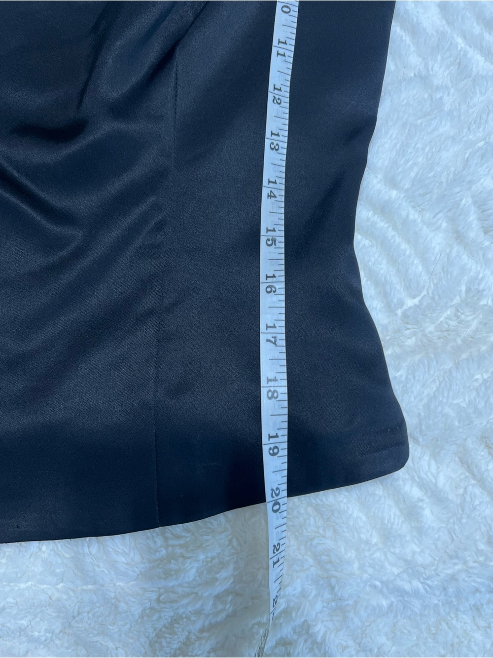 Reformation Cora Satin Top Black Size 8 NWT Square Neck Open Back Side Zip - Picture 9 of 12